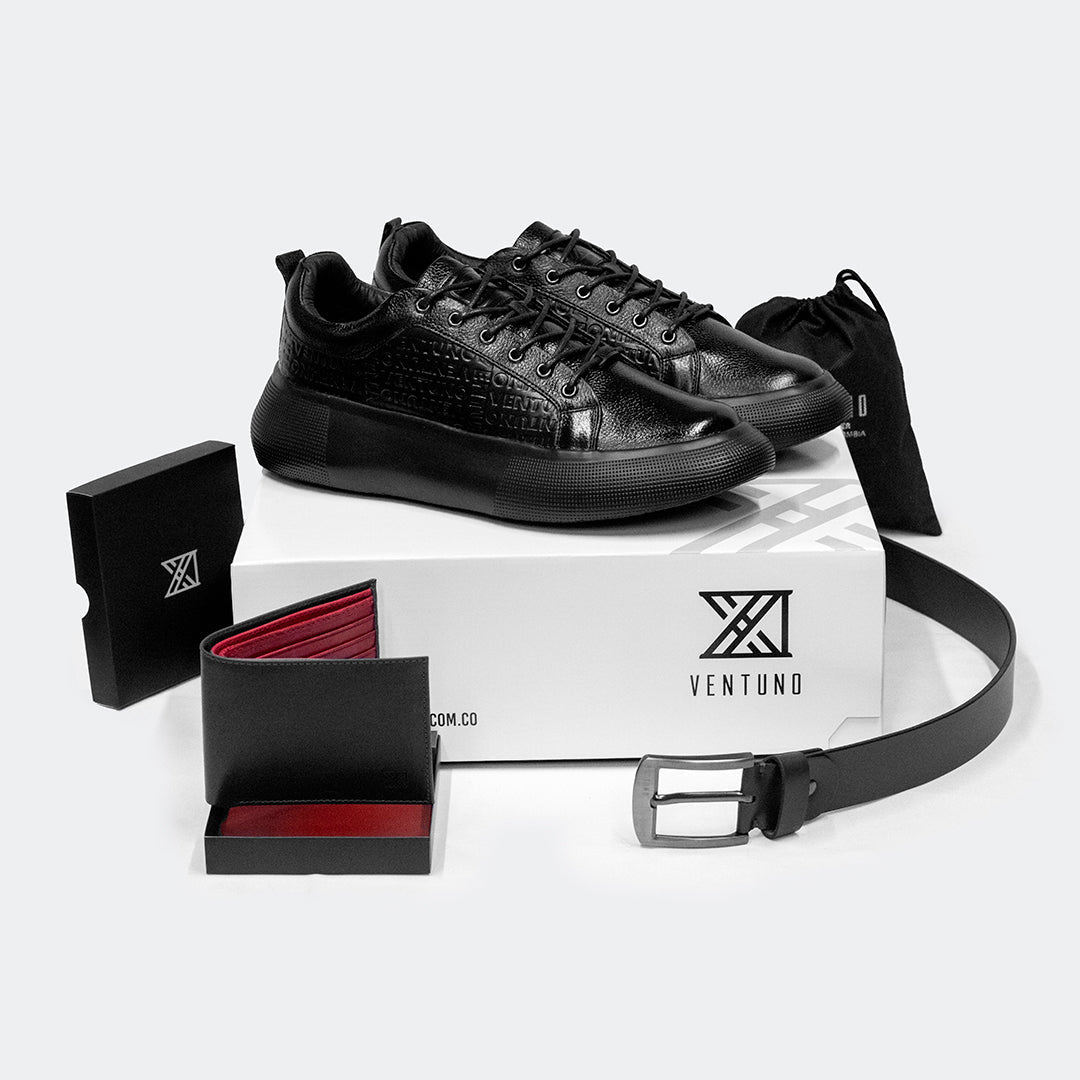 Set Cuero EMPORIUM | Todo Negro